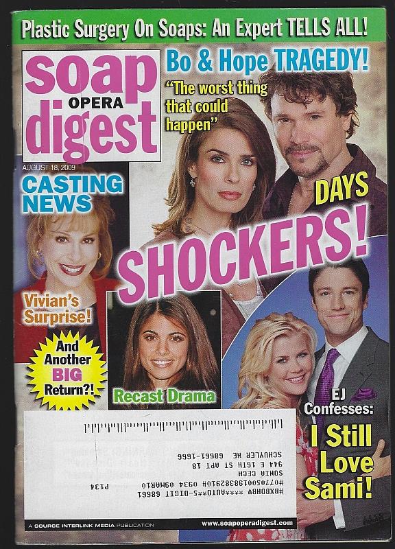 Soap Opera Digest - Soap Opera Digest August 18, 2009