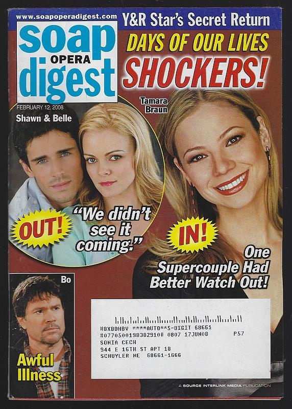 Soap Opera Digest - Soap Opera Digest February 12, 2008