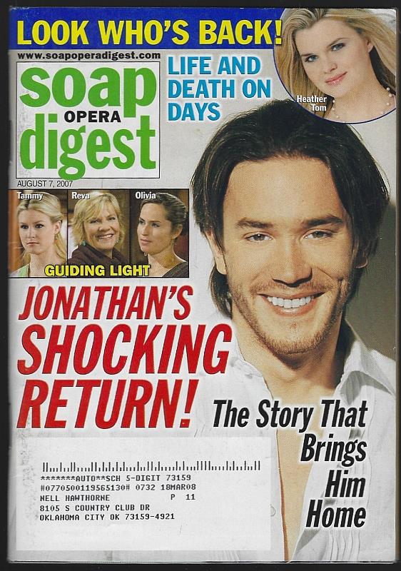 Soap Opera Digest - Soap Opera Digest August 7, 2007