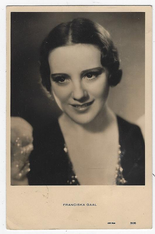 Postcard - Franciska Gaal, Actress