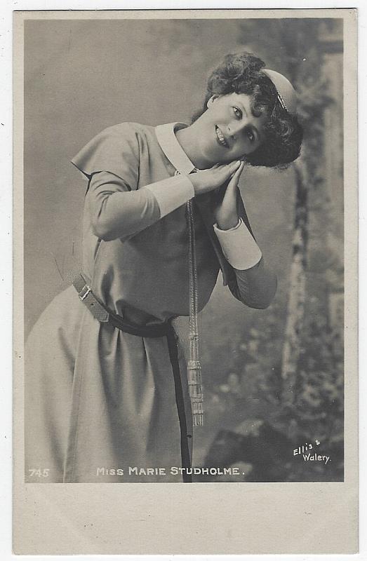 Postcard - Real Photo Postcard of Actress and Singer Miss Marie Studholme