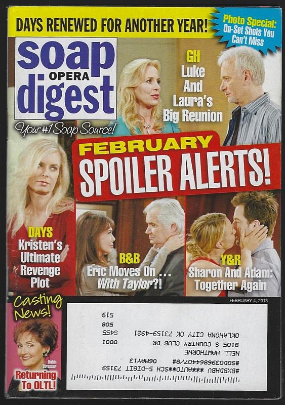 Soap Opera Digest - Soap Opera Digest February 4, 2013