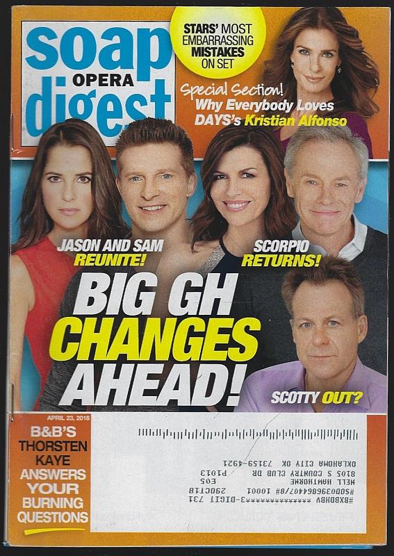 Soap Opera Digest - Soap Opera Digest April 23, 2018