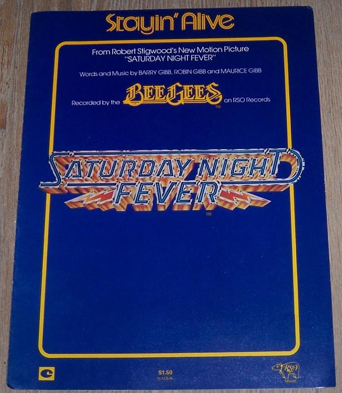 Sheet Music - Stayin' Alive