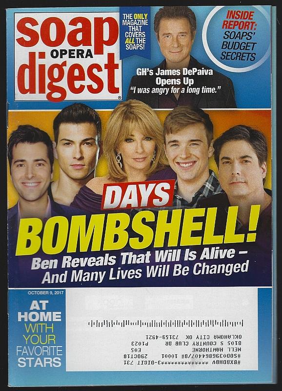 Soap Opera Digest - Soap Opera Digest October 9, 2017