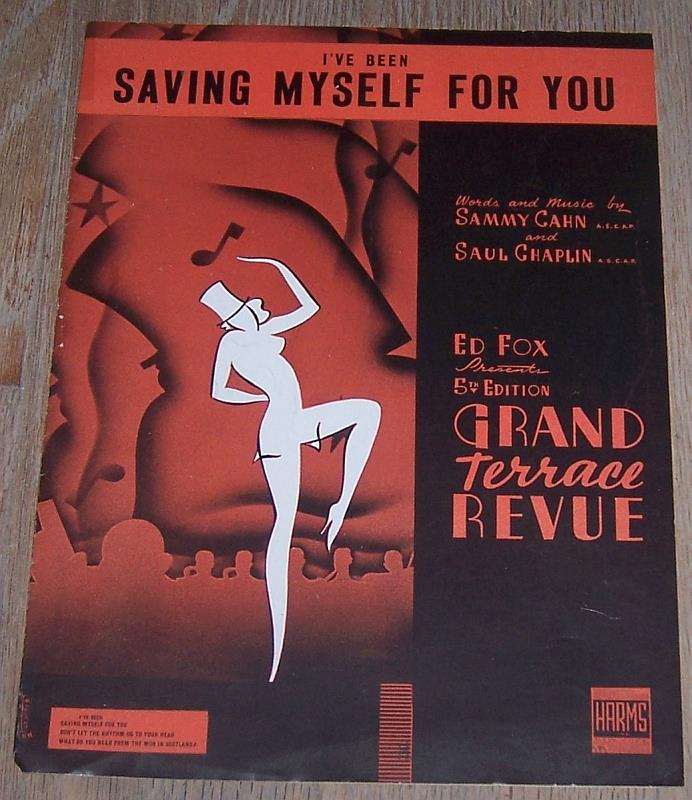 Sheet Music - I've Been Saving Myself for You
