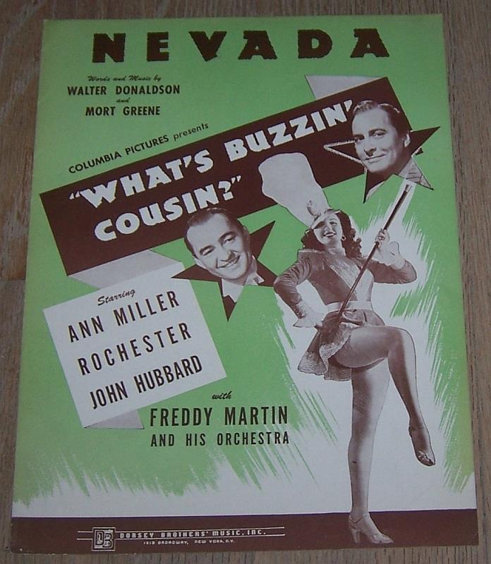 Sheet Music - Nevada