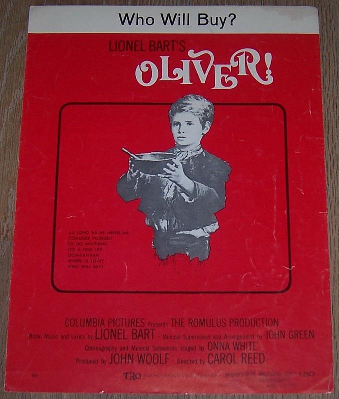 Sheet Music - Who Will Buy