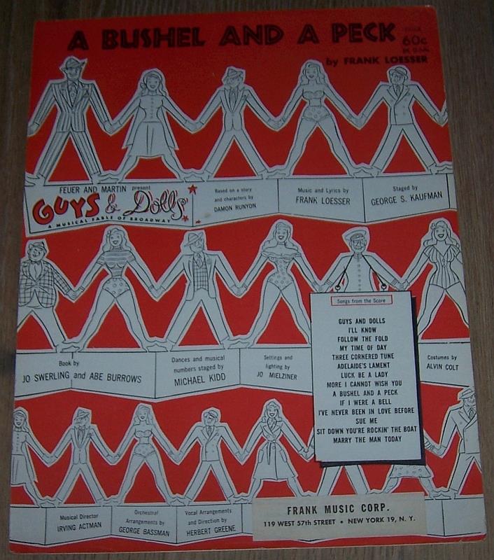 Sheet Music - Bushel and a Peck