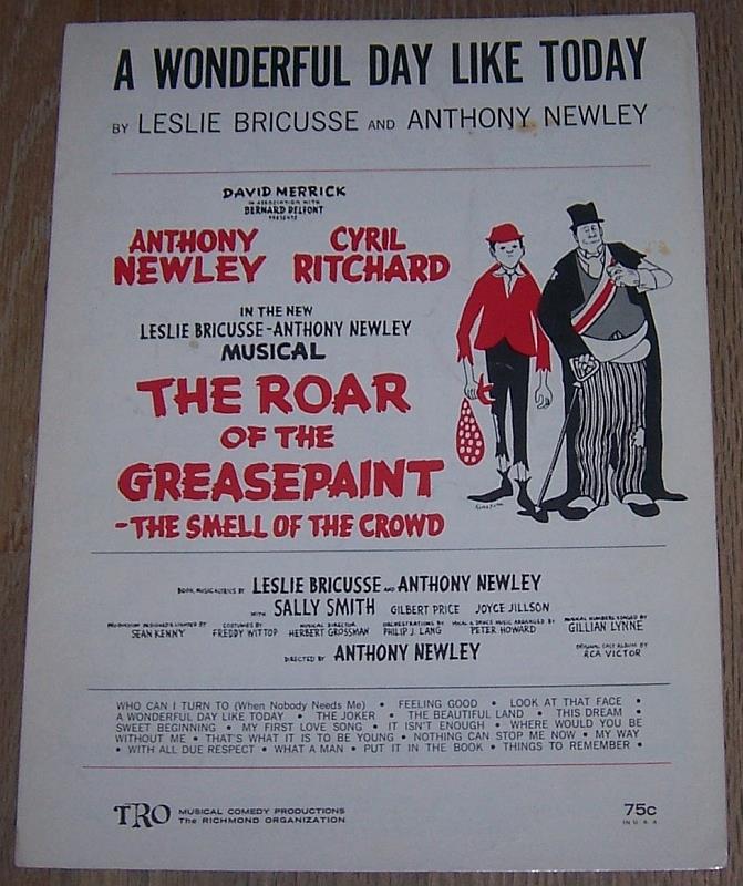 Sheet Music - Wonderful Day Like Today