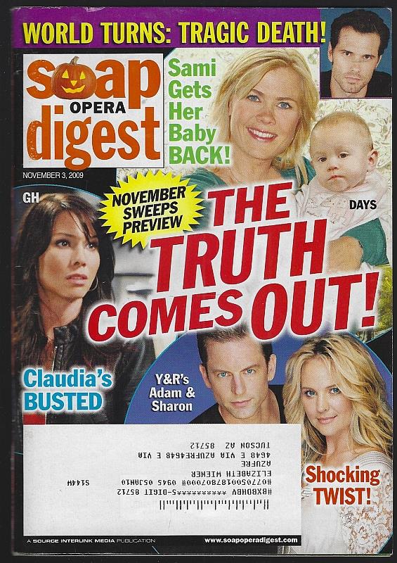 Soap Opera Digest - Soap Opera Digest November 3, 2009