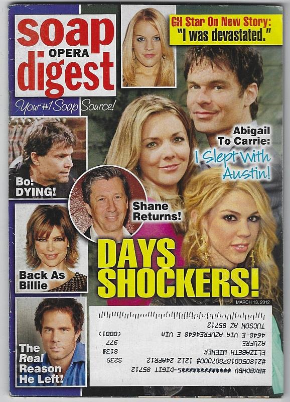 Soap Opera Digest - Soap Opera Digest March 13, 2012
