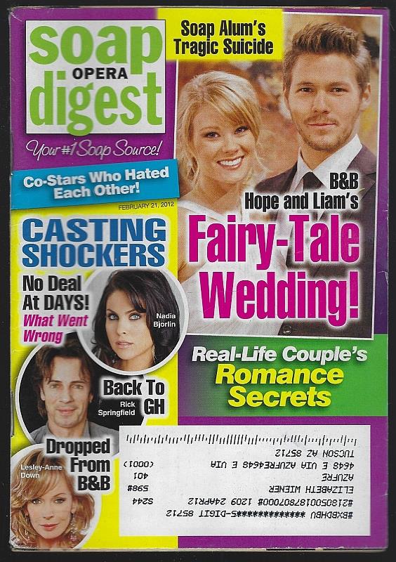 Soap Opera Digest - Soap Opera Digest February 21, 2012