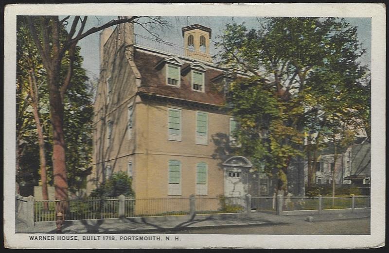 Postcard - Warner House, Portsmouth, New Hampshire