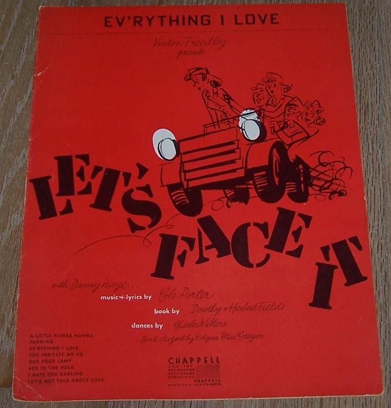 Sheet Music - Ev'rything I Love