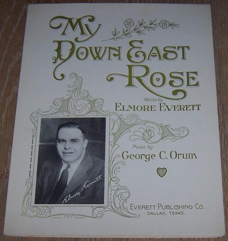 Sheet Music - My Down East Rose