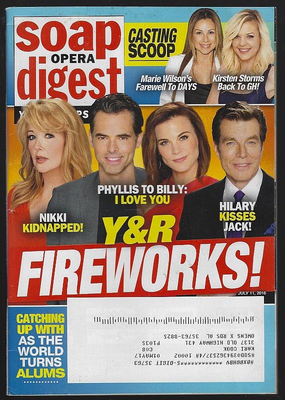 Soap Opera Digest - Soap Opera Digest July 11, 2016