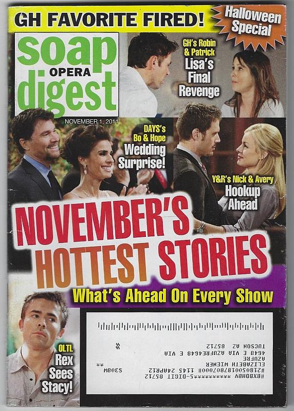 Soap Opera Digest - Soap Opera Digest November 1, 2011