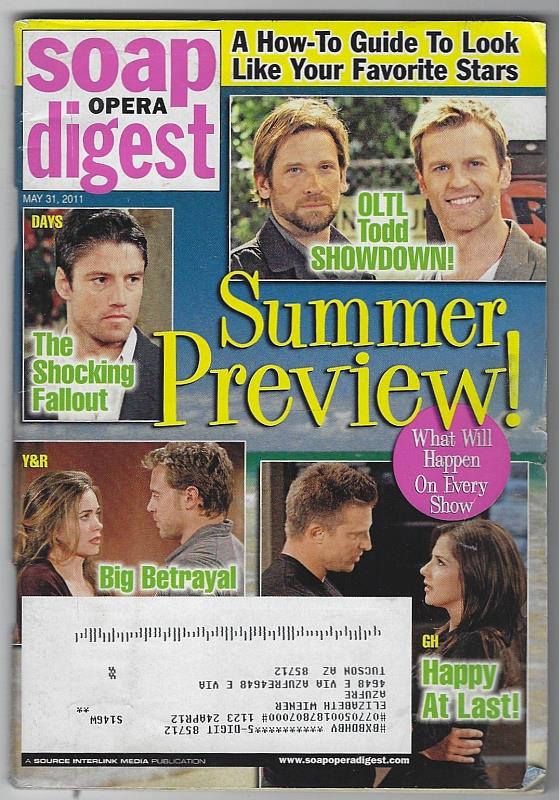 Soap Opera Digest - Soap Opera Digest May 31, 2011