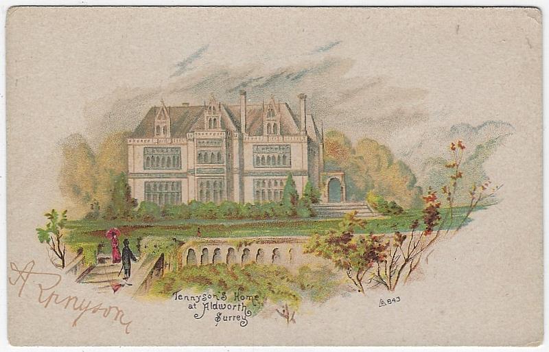 Ephemera - Tennyson's Home at Aldworth, Surrey