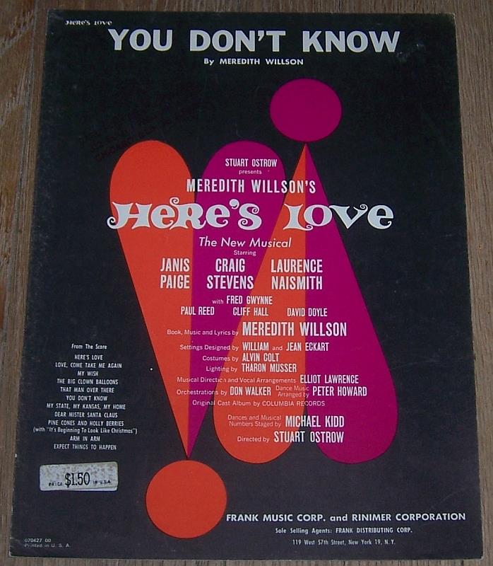 Sheet Music - You Don't Know