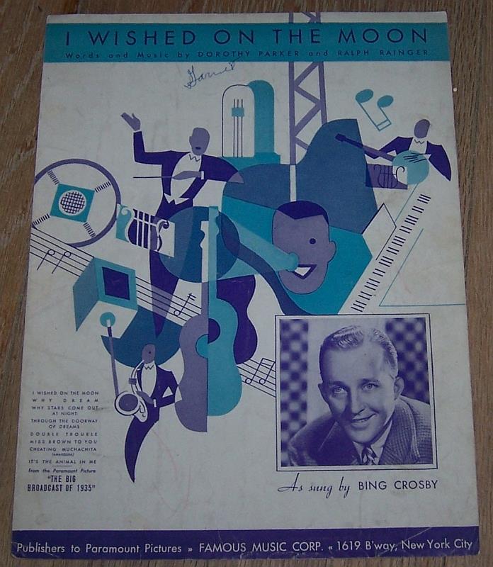 Sheet Music - I Wished on the Moon