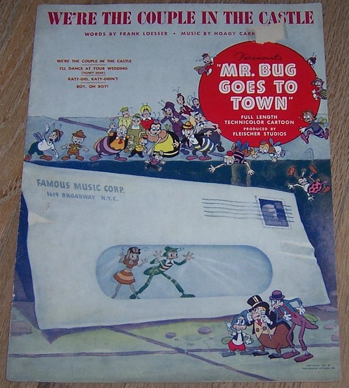 Sheet Music - We're the Couple in the Castle