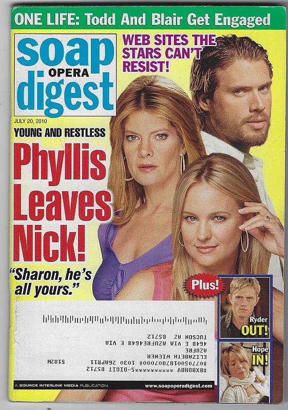 Soap Opera Digest - Soap Opera Digest July 20, 2010
