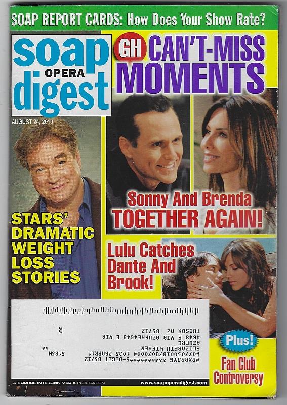 Soap Opera Digest - Soap Opera Digest August 24, 2010