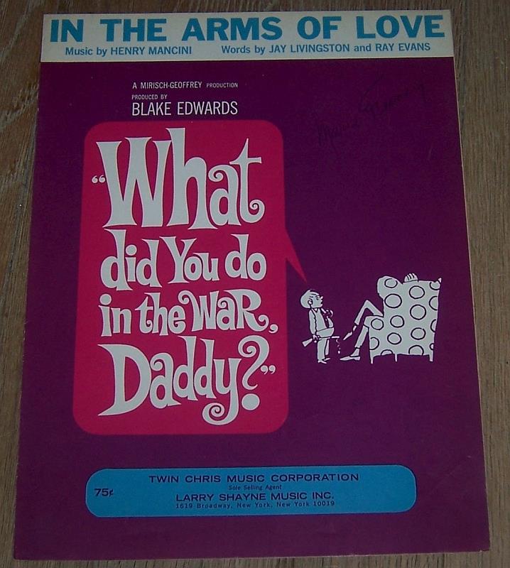 Sheet Music - In the Arms of Love