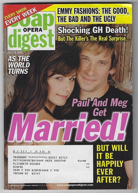 Soap Opera Digest - Soap Opera Digest July 15, 2008