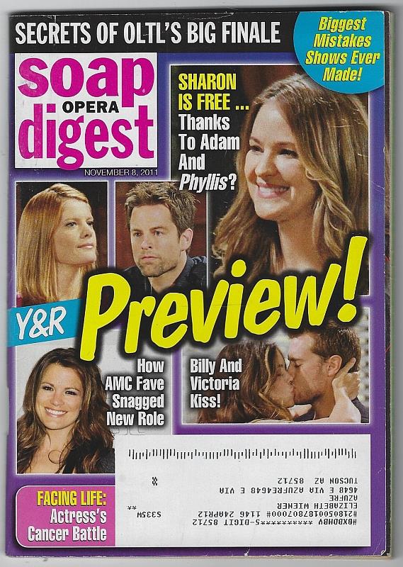 Soap Opera Digest - Soap Opera Digest November 8, 2011