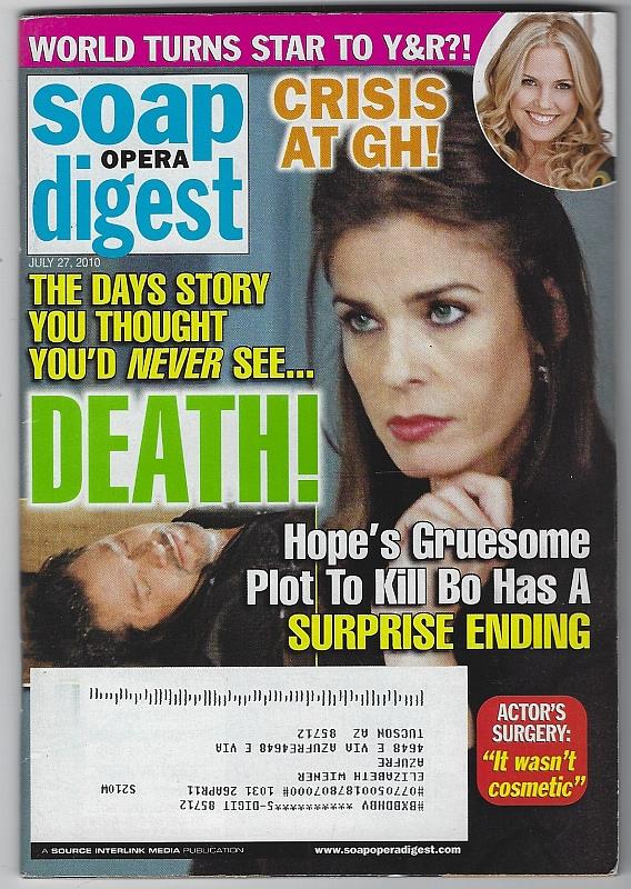 Soap Opera Digest - Soap Opera Digest July 27, 2010