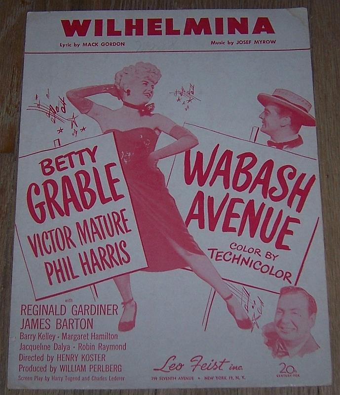 Sheet Music - Wilhelmina