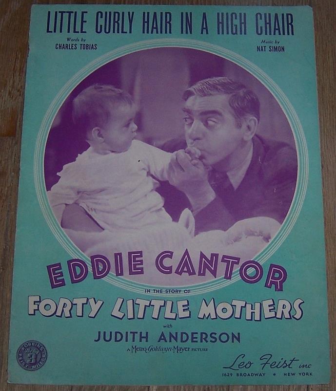 Sheet Music - Little Curly Hair in a High Chair