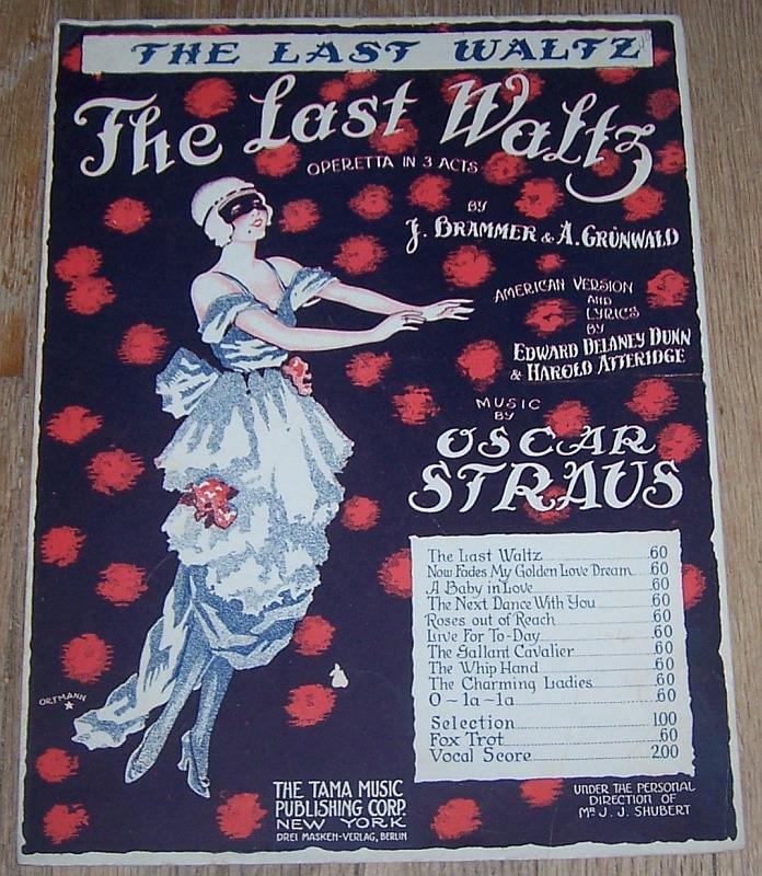Sheet Music - Last Waltz