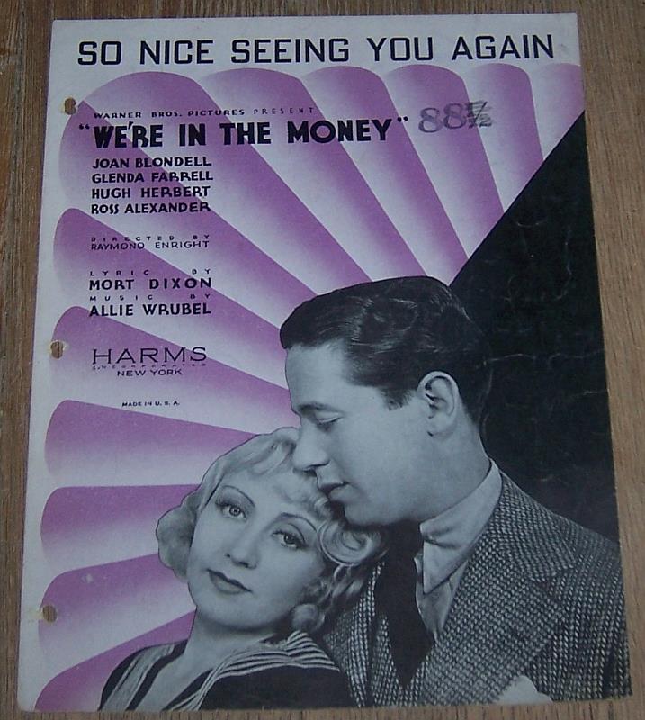 Sheet Music - So Nice Seeing You Again