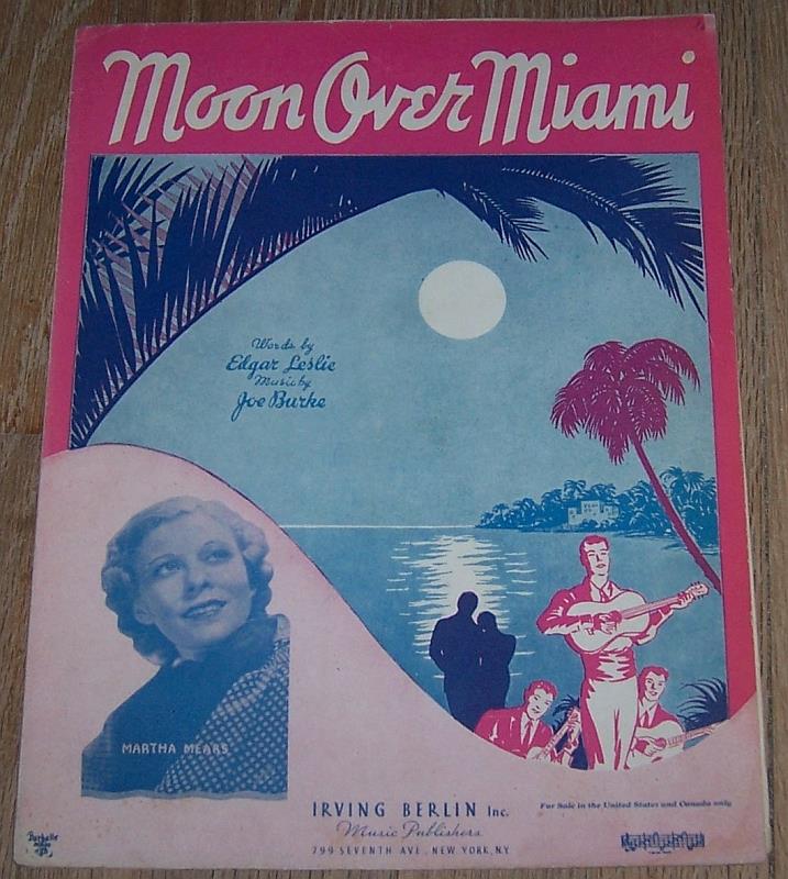 Sheet Music - Moon over Miami