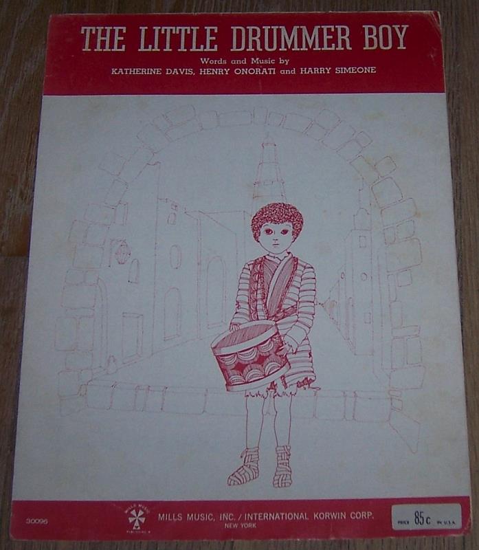 Sheet Music - Little Drummer Boy