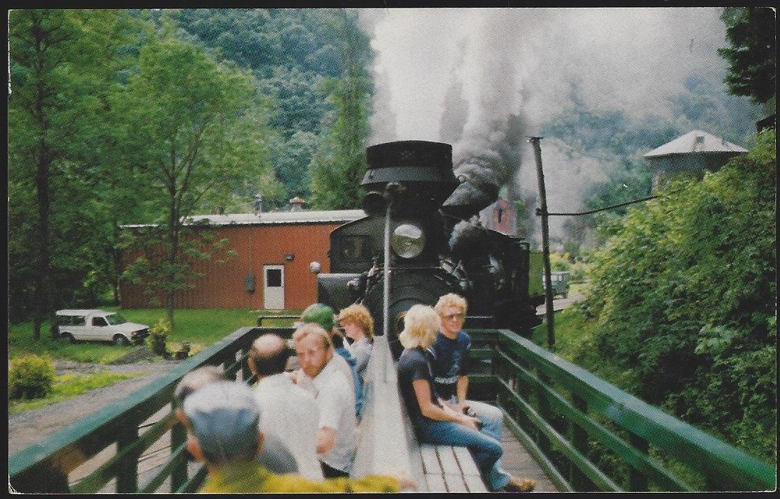 Postcard - Shay Engine #5, Bald Knob, West Virginia