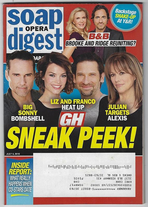Soap Opera Digest - Soap Opera Digest July 4, 2016
