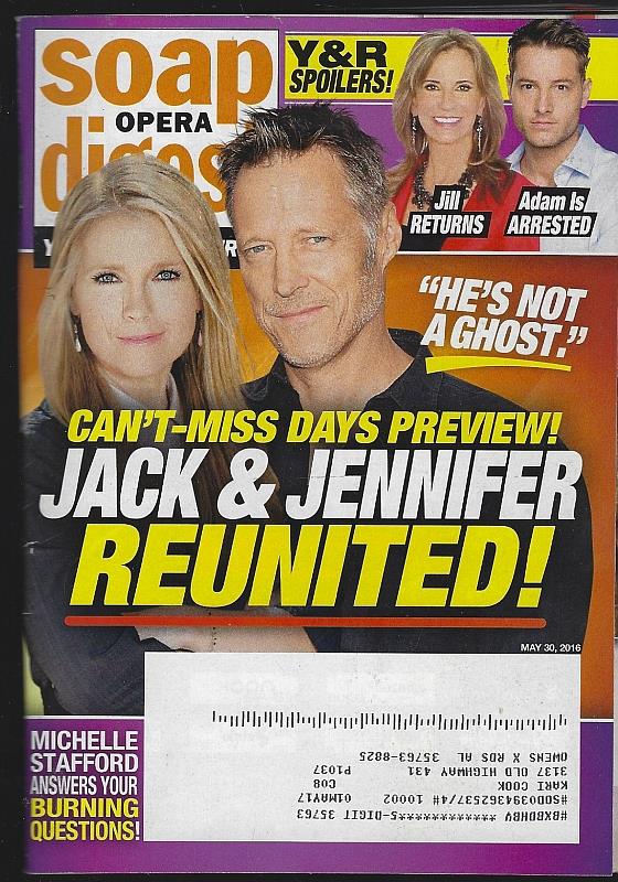 Soap Opera Digest - Soap Opera Digest May 30, 2016