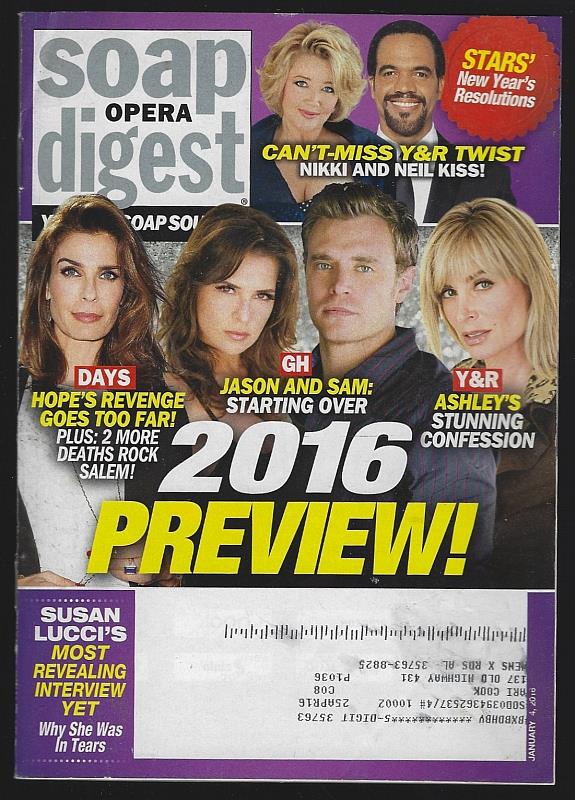 Soap Opera Digest - Soap Opera Digest January 4, 2016