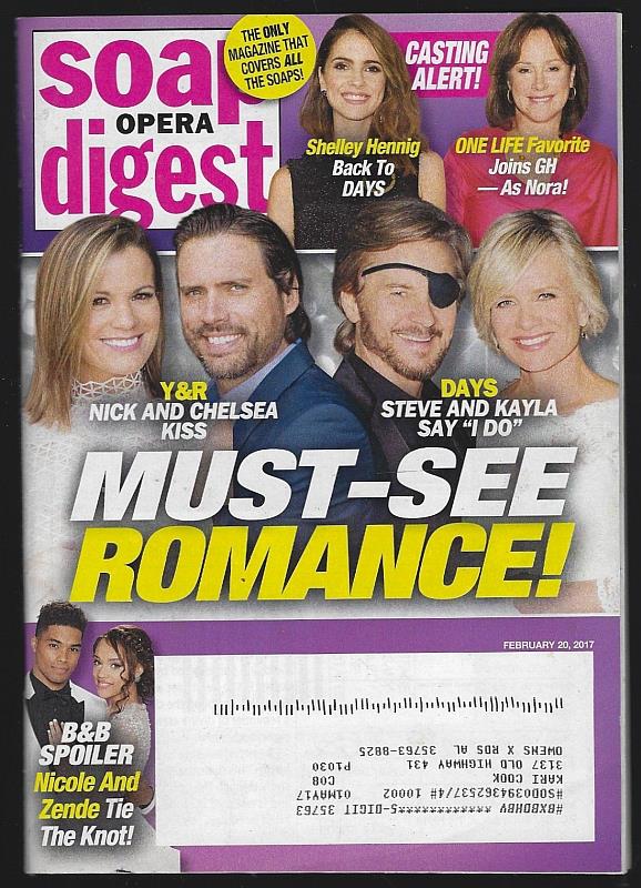 Soap Opera Digest - Soap Opera Digest February 20, 2016