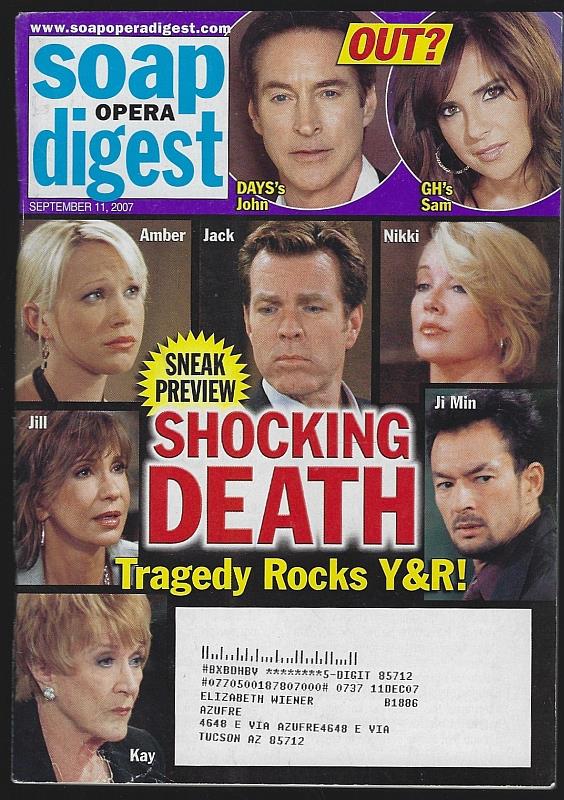Soap Opera Digest - Soap Opera Digest September 11, 2007