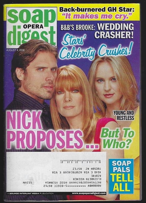Soap Opera Digest - Soap Opera Digest August 4, 2009