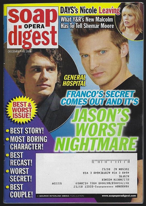 Soap Opera Digest - Soap Opera Digest December 15, 2009