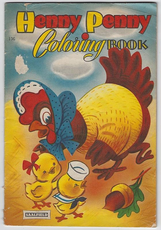 Saalfield - Henny Penny Coloring Book