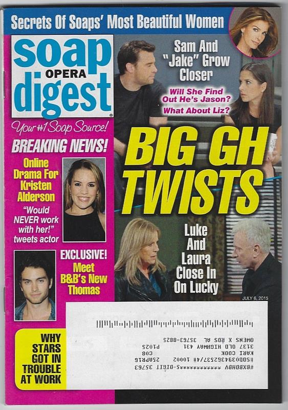 Soap Opera Digest - Soap Opera Digest July 6, 2015