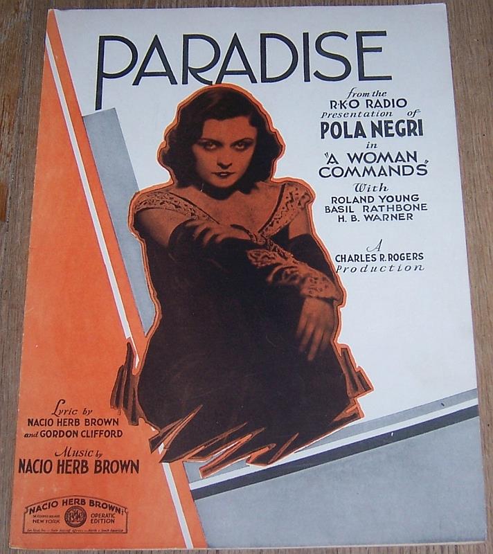 Sheet Music - Paradise